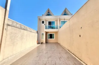 Casa com 3 quartos à venda na rua arapoti, 728, sítio cercado, curitiba por r$ 499.000