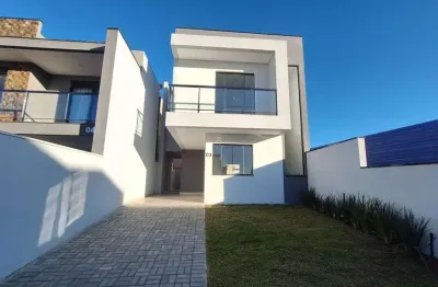 Casa com 3 quartos à venda na rua melchiades de bastos, 292, ouro fino, são josé dos pinhais por r$ 769.900