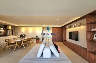 Campo Belo – Apartamento Mobiliado à Venda 146 m² | 3 suítes + escritório | 2 vagas + depósito