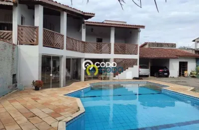 Casa com 5 dormitórios à venda, 387 m² por r$ 950.000,00 - balneário marambaia - itanhaém/sp