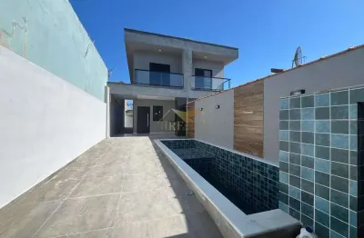 Sobrado com 2 quartos, suarão, itanhaém - r$ 489 mil, cod: 619