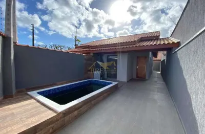 Casa com 2 quartos, nova itanhaém, itanhaém - r$ 350 mil, cod: 1224