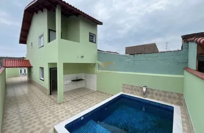 Sobrado com 2 quartos, santa eugênia, mongaguá - r$ 449 mil, cod: 1232