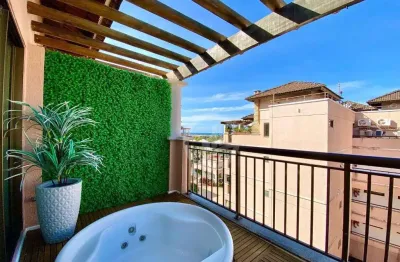 Cobertura à venda, 136 m² por r$ 749.000,00 - porto das dunas - aquiraz/ce