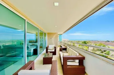 Apartamento cobertura no golf ville com 3 dormitórios à venda, 176 m² por r$ 2.990.000 - porto das dunas - aquiraz/ce