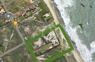 Terreno frente mar e pé na areia  à venda, 10000 m² por r$ 3.000.000 - sabiaguaba - fortaleza/ce
