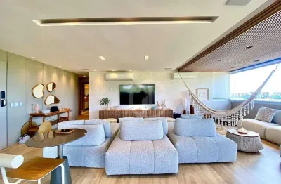 Golf ville resorte, cobertura com 3 dormitórios à venda, 176 m² por r$ 3.690.000 - porto das dunas - aquiraz/ce