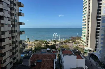 Apartamento vista mar, com 2 dormitórios à venda, 63 m² por r$ 1.250.000 - meireles - fortaleza/ce