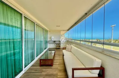 Golf ville resort, apartamento cobertura com 4 dormitórios à venda, 203 m² por r$ 3.100.000 - porto das dunas - aquiraz/ce