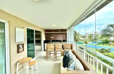 Apartamento no golf ville com 3 dormitórios e mais um banheiroà venda, 115 m² por r$ 1.450.000 - porto das dunas - aquiraz/ce
