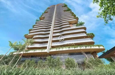 Apartamento com 4 dormitórios à venda, 252 m² por r$ 4.070.000,00 - cocó - fortaleza/ce