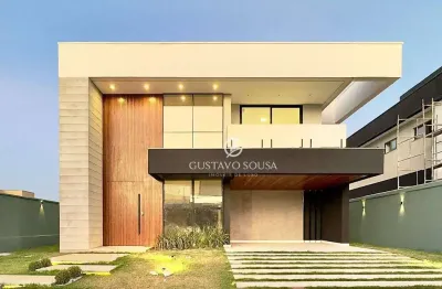 Casa com 4 dormitórios à venda, 296 m² por r$ 2.390.000,00 - cidade alpha - eusébio/ce