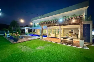 Casa com 5 dormitórios para alugar, 500 m² por r$ 44.900,00/mês - alphaville fortaleza - fortaleza/ce