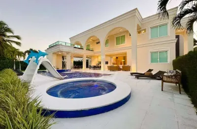 Casa com 4 dormitórios, 803 m² - venda por r$ 13.900.000,00 ou aluguel por r$ 53.200,00/mês - alphaville fortaleza - fortaleza/ce