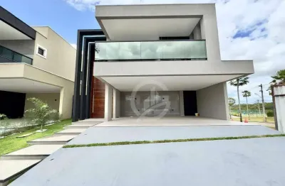 Casa com 4 dormitórios à venda, 299 m² por r$ 1.850.000,00 - cidade alpha - eusébio/ce