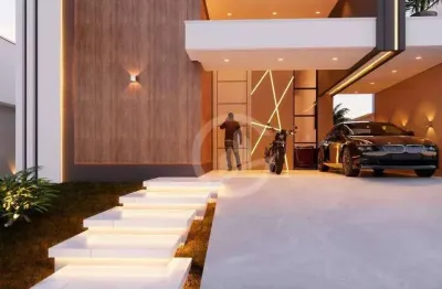 Casa alphaville terras 4 com 3 dormitórios à venda, 142 m² por r$ 1.160.000 - cidade alpha - eusébio/ce
