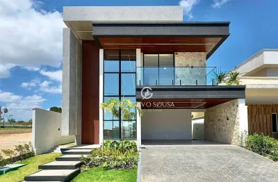 Casa com 4 dormitórios à venda, 239 m² por r$ 1.799.000,00 - cidade alpha - eusébio/ce
