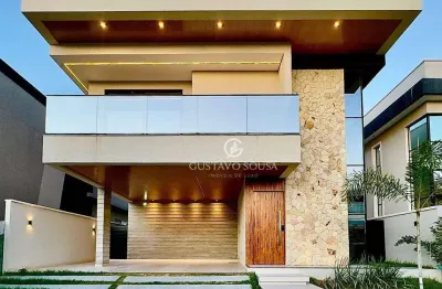 Casa com 4 dormitórios à venda, 274 m² por r$ 2.300.000,00 - cidade alpha - eusébio/ce