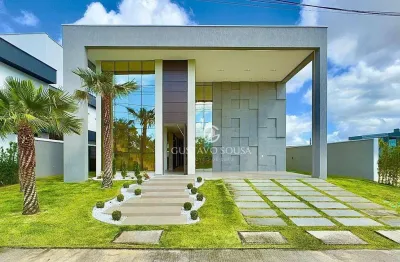 Casa com 5 dormitórios à venda, 412 m² por r$ 3.490.000,00 - cidade alpha - eusébio/ce