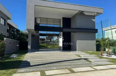 Casa com 4 dormitórios para alugar, 312 m² por r$ 25.000,00/mês - cidade alpha - eusébio/ce