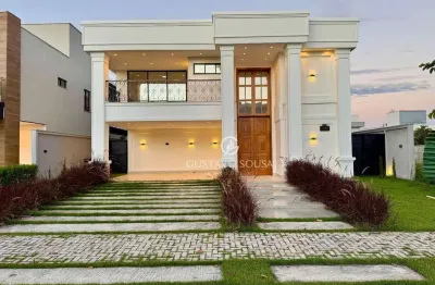 Casa com 5 dormitórios, 350 m² - venda por r$ 3.150.000,00 ou aluguel por r$ 16.000,00/mês - cidade alpha - eusébio/ce