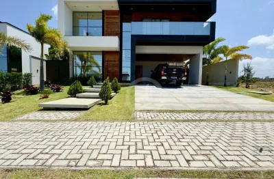 Casa com 4 dormitórios à venda, 319 m² por r$ 2.790.000,00 - cidade alpha - eusébio/ce