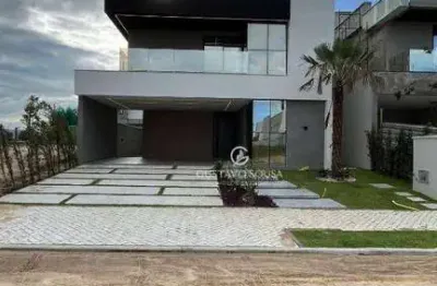 Casa com 4 dormitórios à venda, 261 m² por r$ 1.740.000,00 - cidade alpha - eusébio/ce
