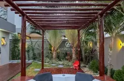 Casa com 4 dormitórios à venda, 265 m² por r$ 1.800.000,00 - cidade alpha - eusébio/ce