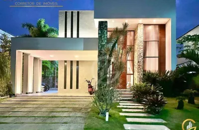 Porteira fechada, móveis assinados, design exclusivo, 05 suítes e muito mais que essa residência pode lhe proporcionar!