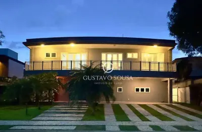 Casa com 5 dormitórios à venda, 400 m² por r$ 2.950.000,00 - alphaville fortaleza - fortaleza/ce