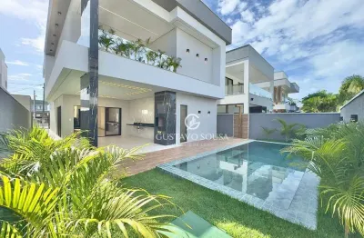 Casa com 5 dormitórios à venda, 287 m² por r$ 1.790.000,00 - cidade alpha - eusébio/ce