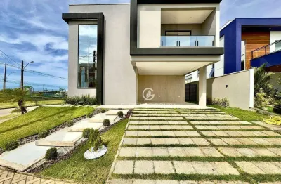 Casa com 4 dormitórios à venda, 248 m² por r$ 1.750.000,00 - cidade alpha - eusébio/ce