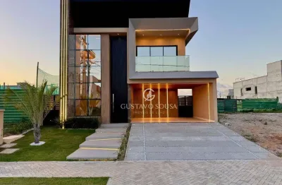 Casa com 4 dormitórios à venda, 240 m² por r$ 1.690.000,00 - cidade alpha - eusébio/ce