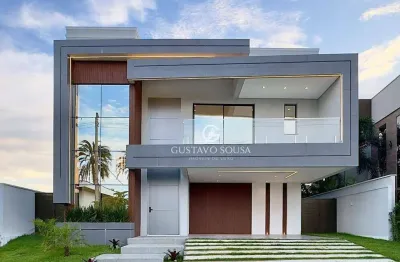 Casa com 4 dormitórios à venda, 404 m² por r$ 3.300.000,00 - cidade alpha - eusébio/ce