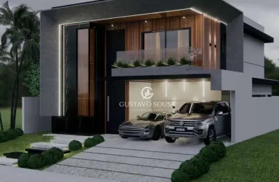Casa com 4 dormitórios à venda, 245 m² por r$ 1.700.000,00 - cidade alpha - eusébio/ce