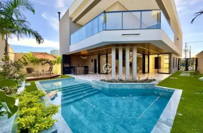Casa com 5 dormitórios à venda, 380 m² por r$ 3.600.000,00 - cidade alpha - eusébio/ce