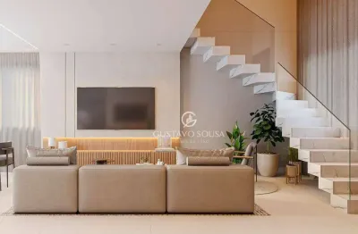 Casa com 4 dormitórios à venda, 285 m² por r$ 2.190.000,00 - cidade alpha - eusébio/ce