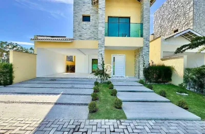 Casa com 3 dormitórios à venda, 231 m² por r$ 1.400.000,00 - terra brasilis - aquiraz/ce