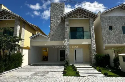 Casa com 3 dormitórios à venda, 246 m² por r$ 1.400.000,00 - terra brasilis - aquiraz/ce