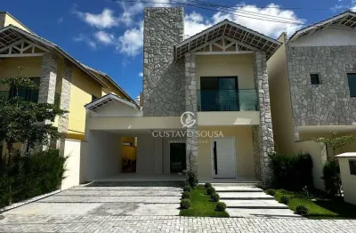 Casa com 3 dormitórios à venda, 246 m² por r$ 1.400.000,00 - terra brasilis - aquiraz/ce