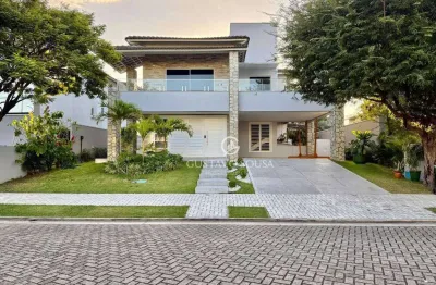 Casa com 4 dormitórios à venda, 400 m² por r$ 3.500.000 - alphaville eusébio