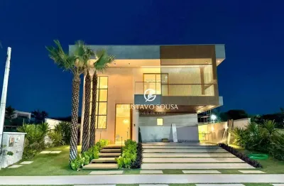 Alphaville ceará com 4 dormitórios à venda, 370 m² por r$ 4.500.000 - cidade alpha - eusébio/ce