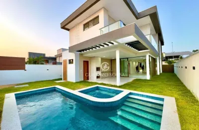 Vert natureza, casa de alto padrao com acabamento premium - eusebio, 5 quartos por r$ 2.700.000,00