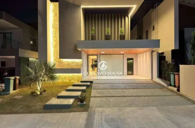 Casa projetada e mobiliada, terras alphaville 2 - cidade alpha - eusébio de 4 suítes por r$ 2.190.000,00