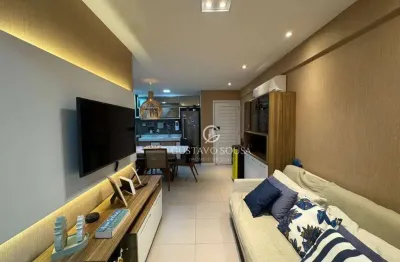 Apartamento com 2 dormitórios à venda, 57 m² por r$ 750.000 - porto das dunas