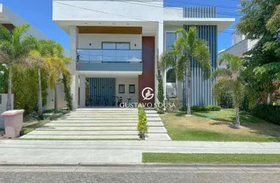 Casa com 5 dormitórios à venda, 370 m² por r$ 3.900.000 - alphaville eusébio