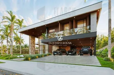 Casa com 5 dormitórios à venda, 900 m² por r$ 12.000.000 - cidade alpha - eusébio/ce