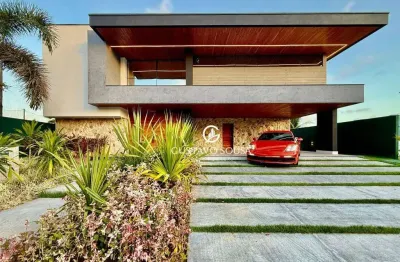 Casa com 5 dormitórios à venda por r$ 6.500.000 - alphaville fortaleza