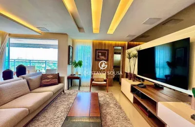 Apartamento com 2 dormitórios à venda, 177 m² por r$ 2.190.000,00 - guararapes - fortaleza/ce