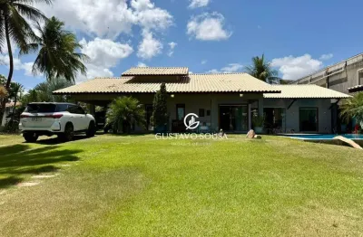Casa com 4 dormitórios à venda por r$ 3.200.000,00 - centro - eusébio/ce